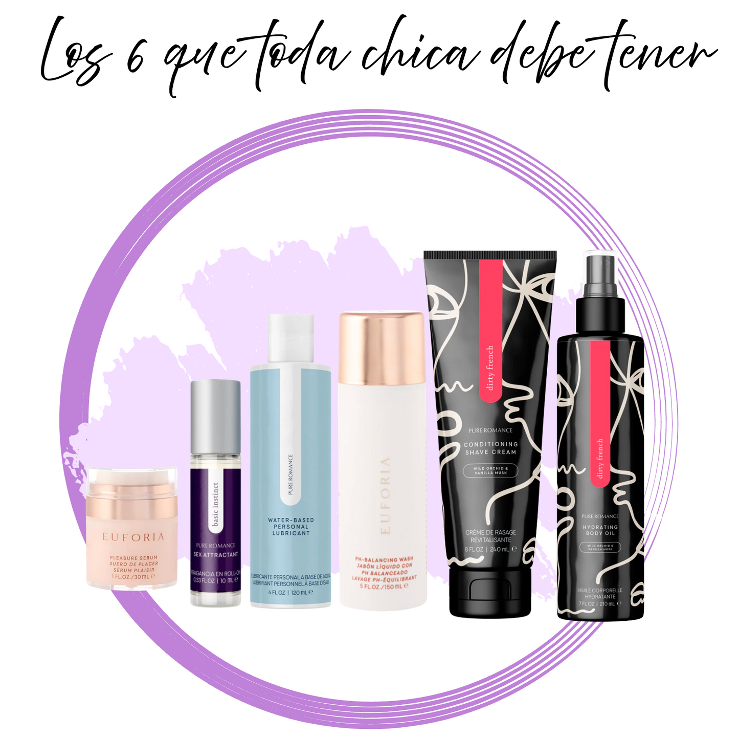 Los 6 que Toda chica debe tener Primerizas Set