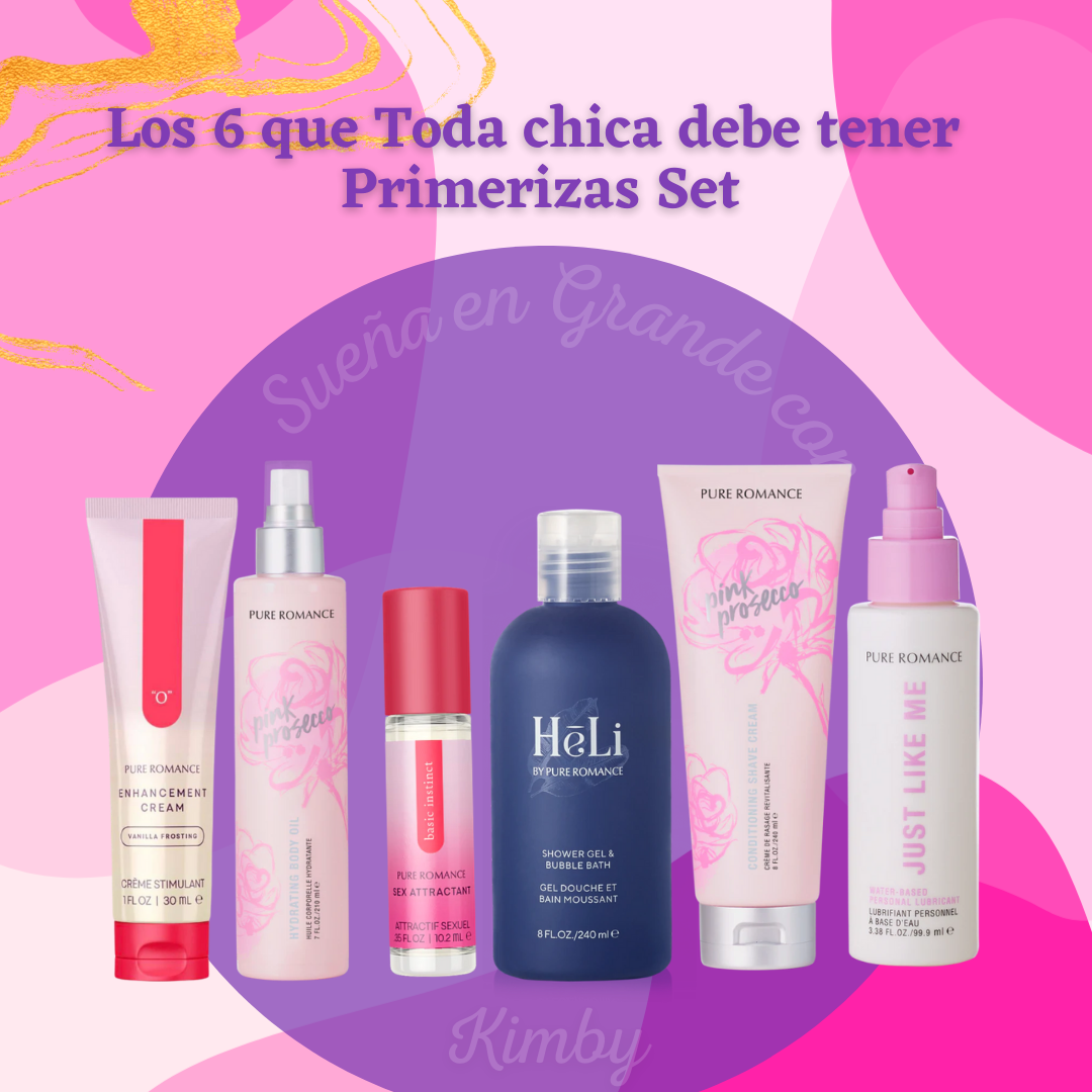 Los 6 que Toda chica debe tener Primerizas Set