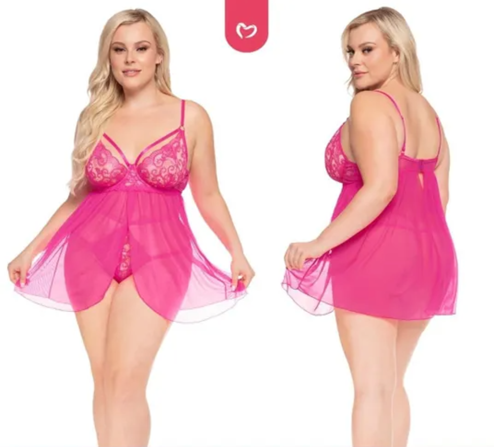 Strappy Babydoll & High Rise G-String